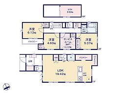 川崎市中原区井田3丁目　新築戸建　全4棟　2号棟