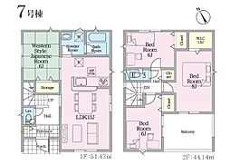南足柄市中沼第12　1期2期3期　新築戸建　全9棟　7号棟