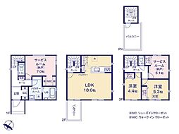 鎌倉市腰越4丁目4期 新築戸建 全3棟 1号棟
