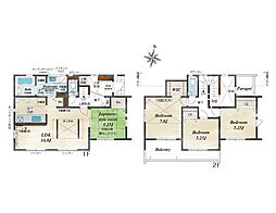 平塚市ふじみ野2丁目　新築戸建　全1棟　1号棟