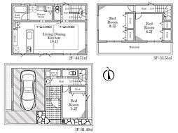 相模原市中央区清新4丁目 新築戸建 全2棟 2号棟
