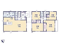 厚木市戸室4丁目5期　新築戸建　全2棟　2号棟