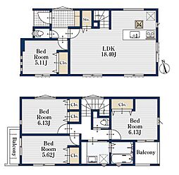 横浜市中区本牧満坂　新築戸建　全2棟　2号棟