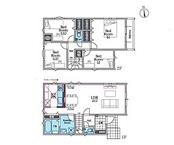 厚木市南町3期　新築戸建　全2棟　1号棟