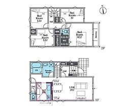 厚木市南町3期　新築戸建　全2棟　2号棟