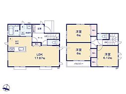 海老名市大谷南3丁目　新築戸建　全1棟　A号棟