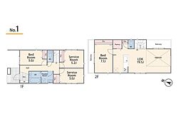 茅ヶ崎市浜之郷2期　新築戸建　全2棟　1号棟