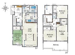相模原市南区新戸　新築戸建　全3棟　2号棟