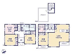 藤沢市片瀬4丁目　新築戸建　全1棟　1号棟