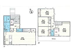 横浜市栄区飯島町5期　新築戸建　全1棟　1号棟
