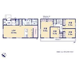相模原市中央区弥栄1丁目1期　新築戸建　全1棟