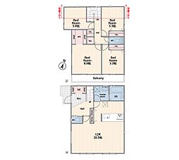 厚木市林3丁目1期　新築戸建　全6棟　6号棟