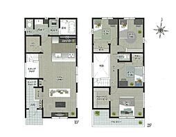 相模原市南区麻溝台7丁目3期 新築戸建 全3棟 3号棟