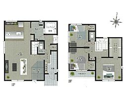 相模原市南区麻溝台7丁目3期　新築戸建　全3棟　2号棟