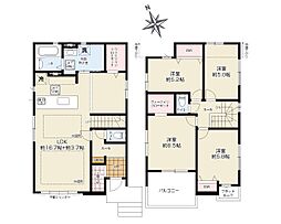 川崎市多摩区南生田6丁目5期 新築戸建 全2棟 2号棟