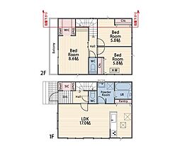 横浜市栄区亀井町2期　新築戸建　全2棟　1号棟