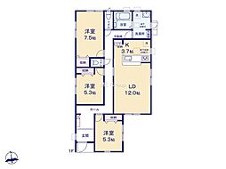 青梅市柚木町3丁目第11　新築戸建　全7棟　4号棟