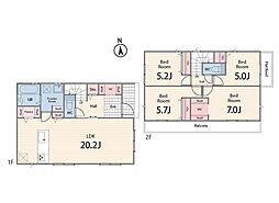 藤沢市大庭3期　新築戸建　全2棟　2号棟