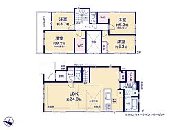 大和市南林間9丁目9期　新築戸建　全2棟　2号棟