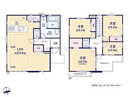 藤沢市本藤沢2丁目2期 新築戸建 全6棟 1号棟