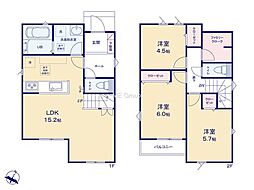 八王子市西寺方町01期　新築戸建　全2棟　2号棟