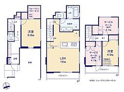 横浜市神奈川区松見町3丁目　新築戸建　全2棟　1号棟