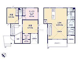 藤沢市鵠沼海岸松が岡2丁目　新築戸建　全2棟　A号棟