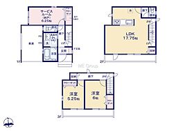 グラファーレ川崎市高津区新作4丁目2期　全2棟　1号棟
