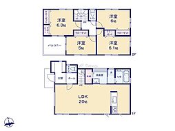 横浜市西区元久保町　新築戸建　全2棟　A号棟