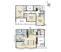 高座郡寒川町倉見　新築戸建　全3棟　2号棟