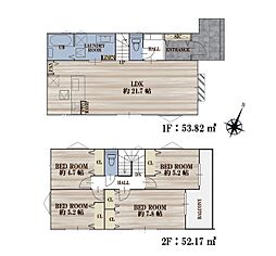 横浜市青葉区千草台2期　新築戸建　全4棟　A号棟