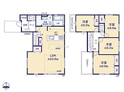 横浜市金沢区東朝比奈2丁目1期　新築戸建　全1棟