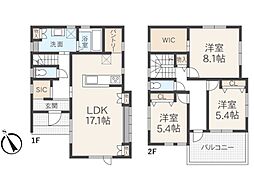 小田原市中新田　新築戸建　全2棟　2号棟