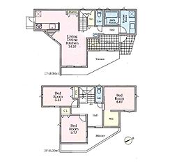 横浜市旭区川井本町2　新築戸建　全3棟　B号棟