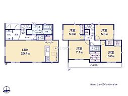 横浜市港南区上永谷5丁目2期　新築戸建　全2棟　2号棟