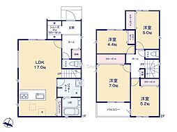 横浜市金沢区釜利谷南2丁目8期　新築戸建　全1棟　1号棟