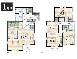 町田市成瀬台1丁目　新築戸建　全2棟　1号棟