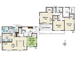 中郡大磯町西小磯　新築戸建　全4棟　3号棟