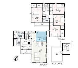 相模原市南区相南1丁目　新築戸建　全3棟　2号棟