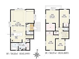 海老名市国分北3丁目3期　新築戸建　全3棟　1号棟
