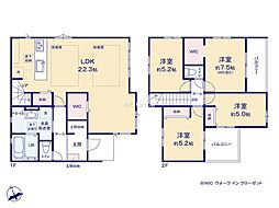 相模原市南区西大沼2丁目4期　新築戸建　全1棟　1号棟