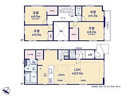大和市南林間8丁目8期　新築戸建　全3棟　1号棟