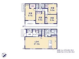 相模原市緑区町屋3丁目1期　新築戸建　全1棟　1号棟
