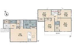 相模原市緑区大島1期　新築戸建　全1棟　1号棟