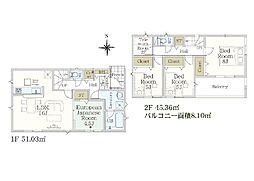 横浜市栄区庄戸3丁目第6　新築戸建　全1棟　1号棟