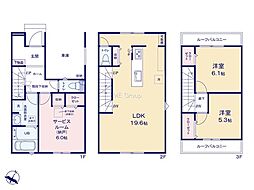 八王子市千人町4丁目01期　新築戸建　全1棟　1号棟