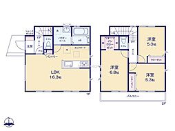 横浜市青葉区大場町3期　新築戸建　全1棟