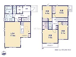大和市上和田6期　新築戸建　全1棟　1号棟
