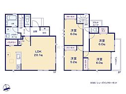 川崎市麻生区東百合丘1丁目1期　新築戸建　全1棟　1号棟
