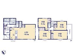 川崎市宮前区西野川3丁目 新築戸建 全17棟 3号棟